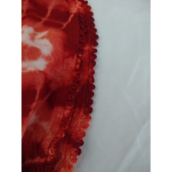 NWT Rainbow Rusty Orange Boho Embroidery Beach Swim Coverup Kimono One Size - Picture 7 of 14